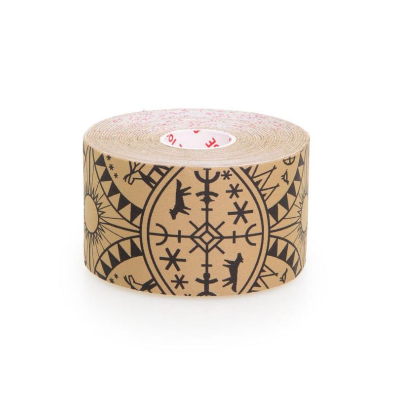 Cinta Biomecánica Dinámica 5 cm Tan/Negro X‑Strong