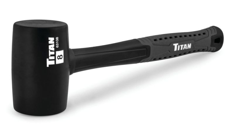 Martillo de goma Titan 229 g 29 cm amortiguador