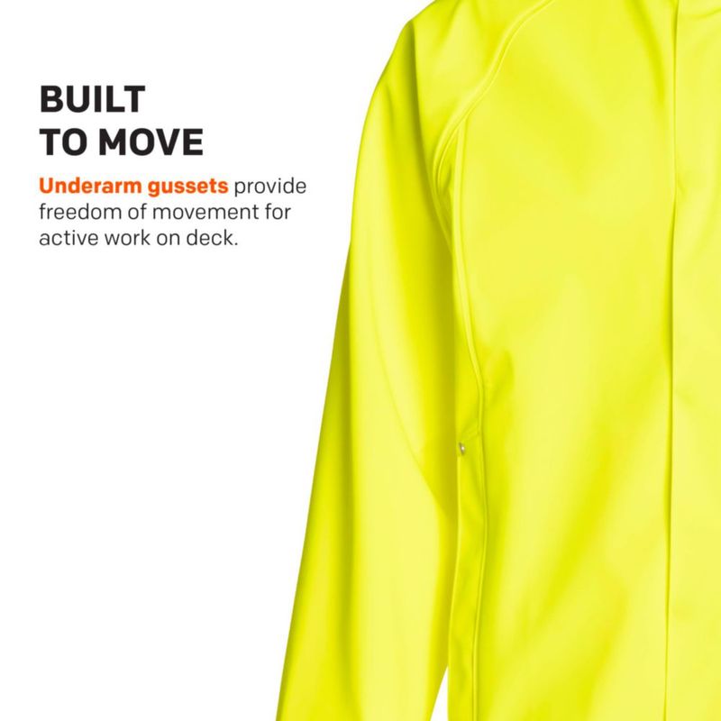 Chaqueta Grundéns Neptune Amarillo Alta Visibilidad Talla Media