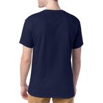 Camiseta Hanes de Algodón Navy cuello redondo pack de 6 talla XL
