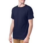 Camiseta Hanes de Algodón Navy cuello redondo pack de 6 talla XL