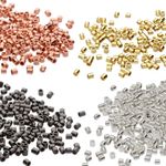 Tubos de crimpado The Beadsmith 2 x 2 mm surtidos 500 uds