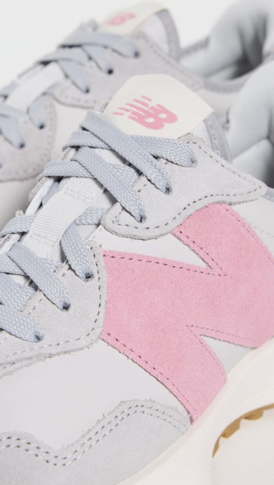 Zapatillas New Balance 327 Raincloud/Pink 5.5 para mujer