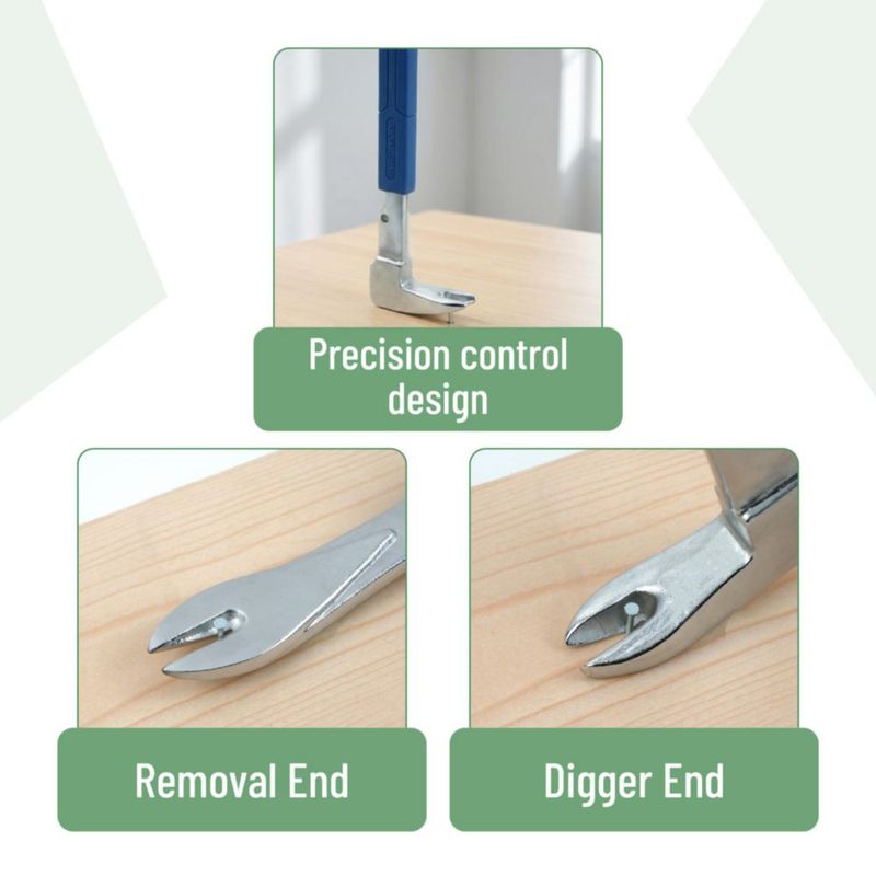 Extractor de clavos Bates Choice 20 cm de acero forjado con agarre antideslizante