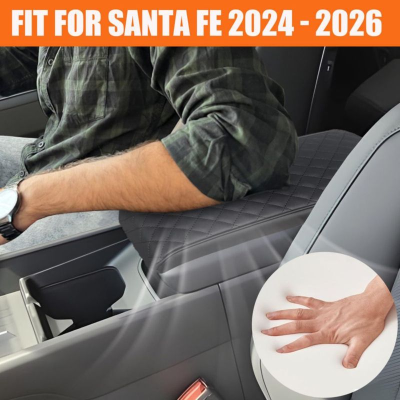 Cubierta de reposabrazos ANMOSVO para Hyundai Santa Fe 2024‑2026
