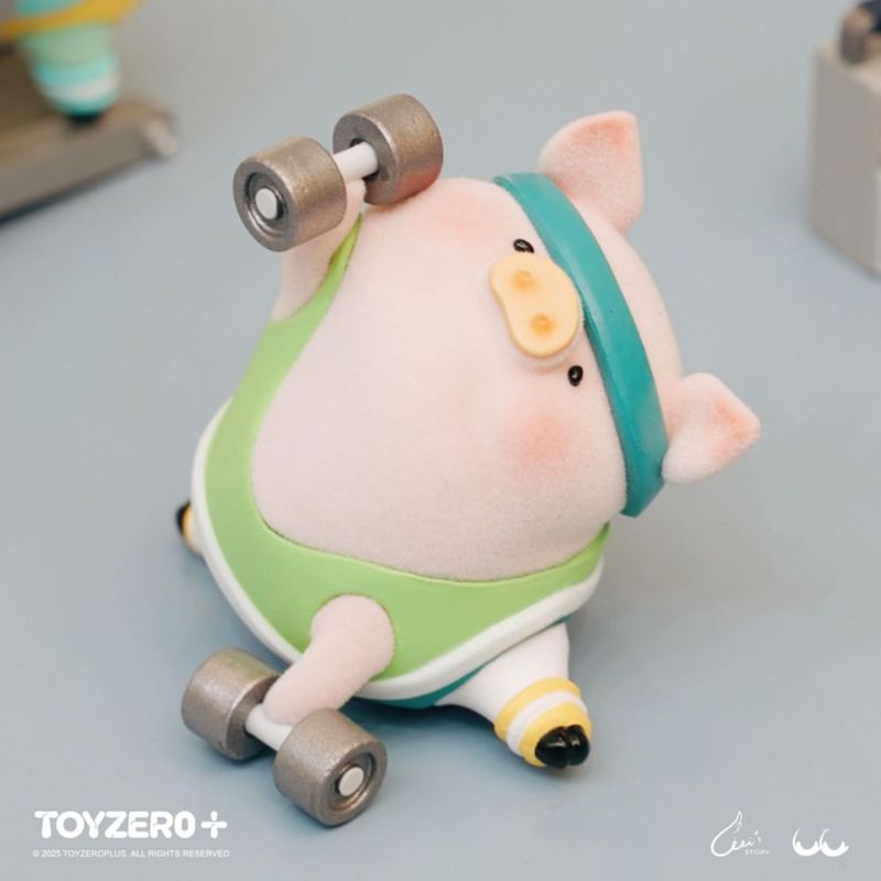 Figurita TOYZERO+ Lulu Piggy Fitness Club - Caja individual