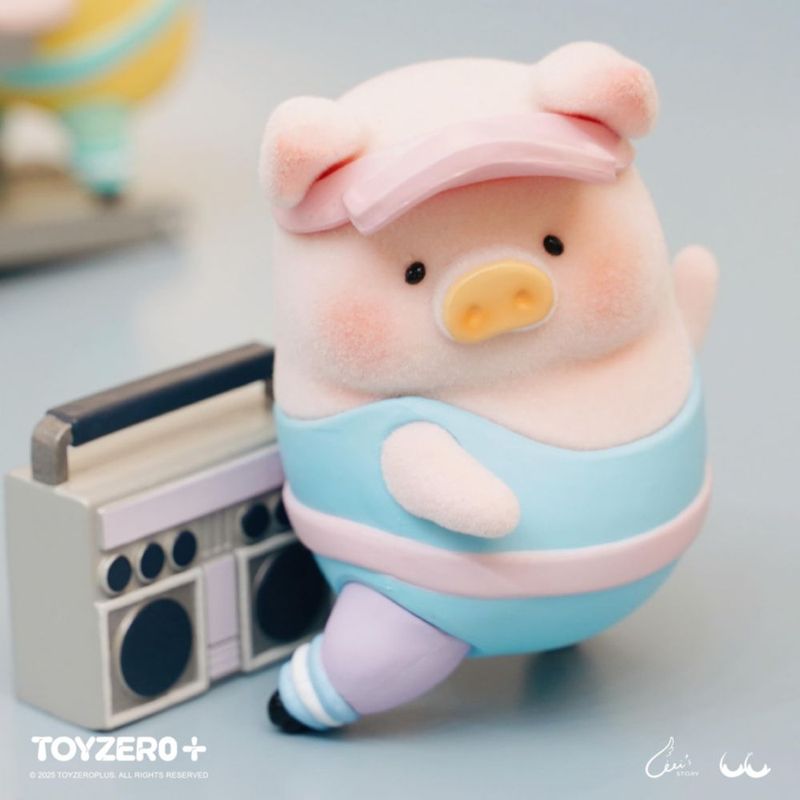 Figurita TOYZERO+ Lulu Piggy Fitness Club - Caja individual