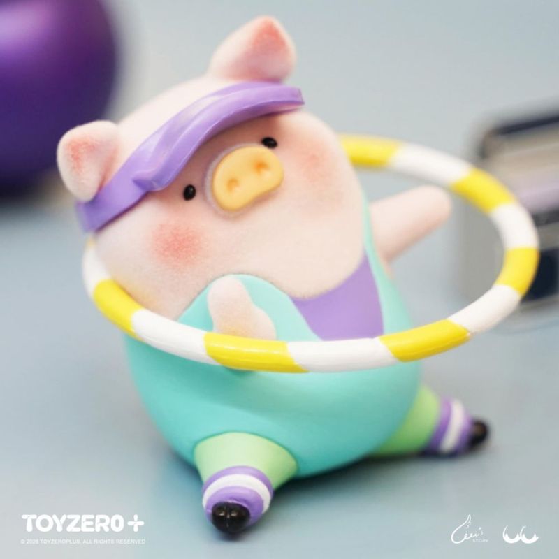 Figurita TOYZERO+ Lulu Piggy Fitness Club - Caja individual