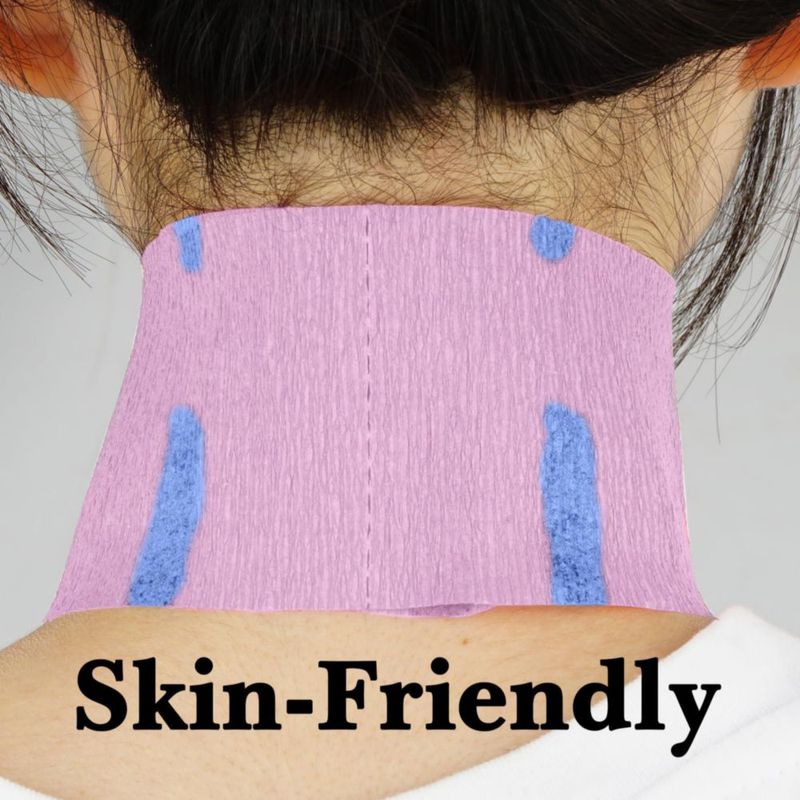 Tiras para el Cuello Adorila 5 Rollos 500 uds Rosadas Desechables