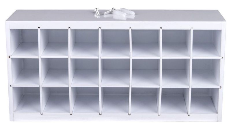 Bandeja de pintura ArtBin 6x12.5x3.5 cm 21 compartimentos color blanco