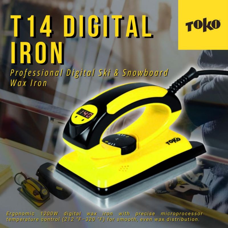Plancha textil TOKO T14 1200W digital 110V