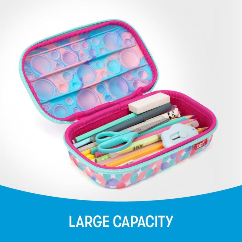 Estuche de lápices ZIPIT de silicona sensorial pastel