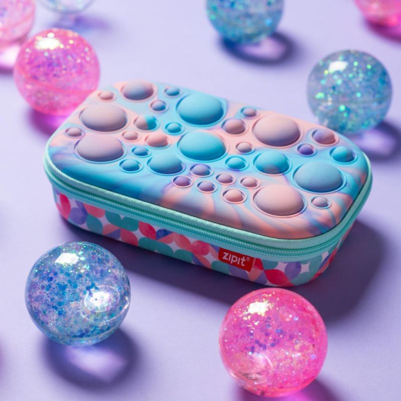Estuche de lápices ZIPIT de silicona sensorial pastel