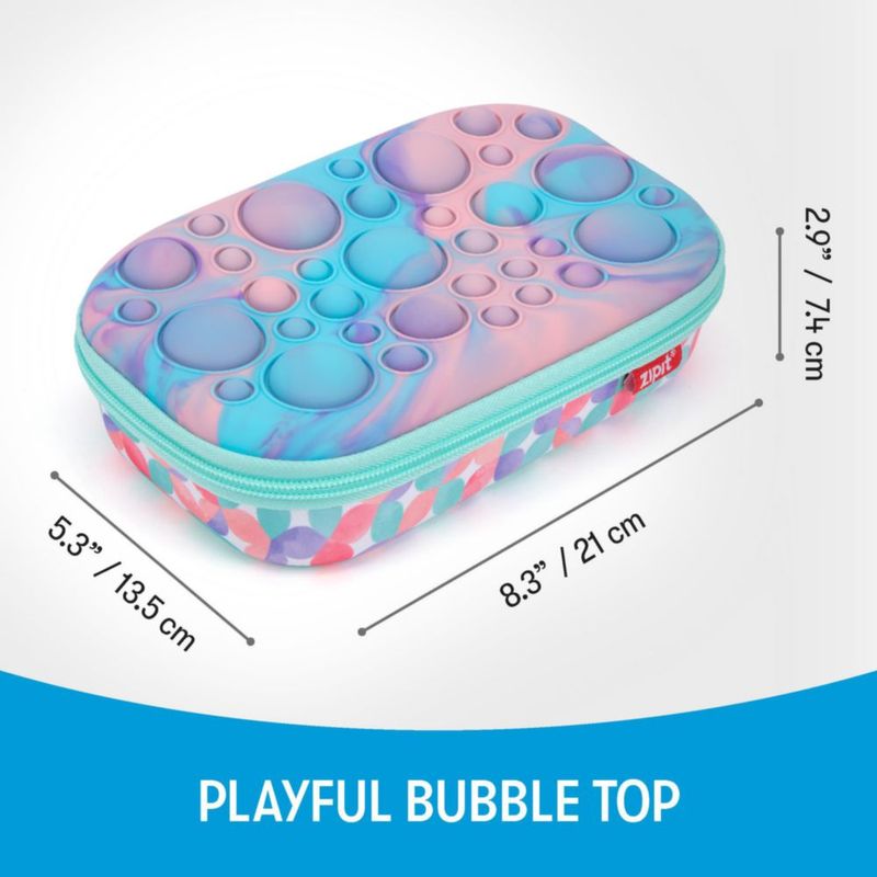 Estuche de lápices ZIPIT de silicona sensorial pastel