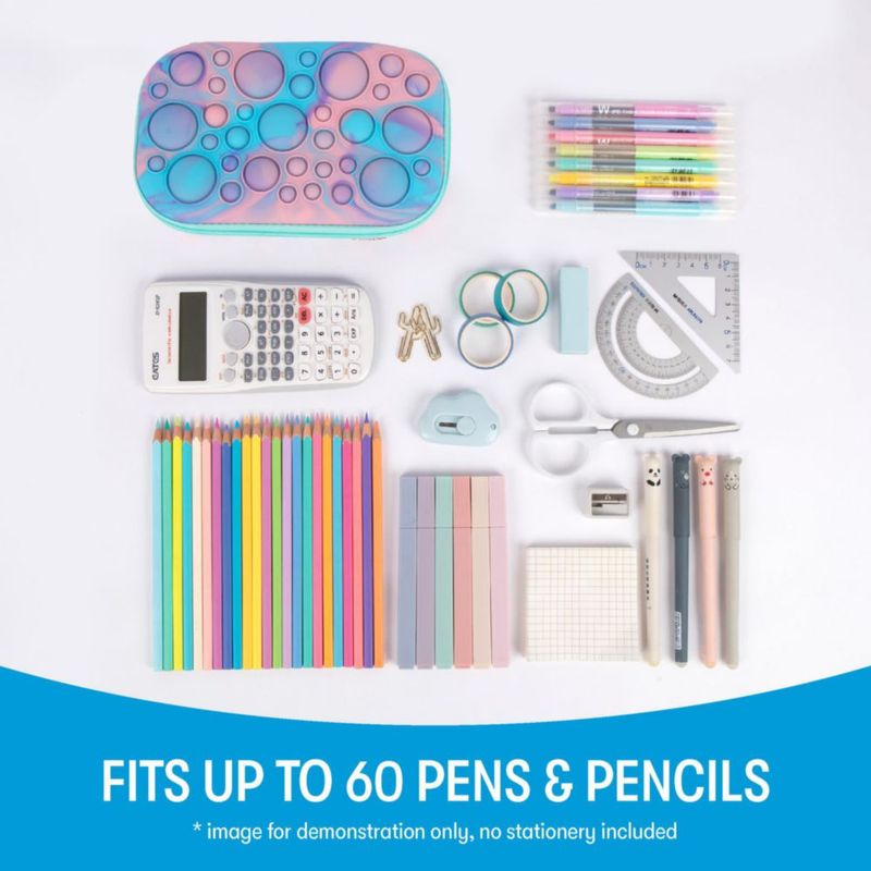 Estuche de lápices ZIPIT de silicona sensorial pastel
