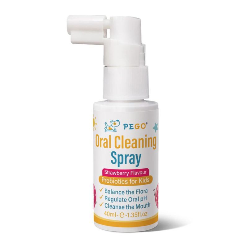 Spray bucal AOAO 40 ml para niños sin flúor sabor fresa