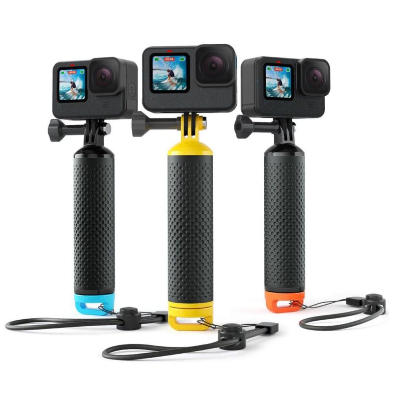 Mango de agarre flotante impermeable Sametop para GoPro