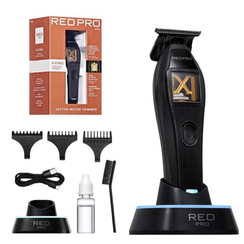 Recortadora de Cabello RED Pro X King Vector Inalámbrica DLC Gold