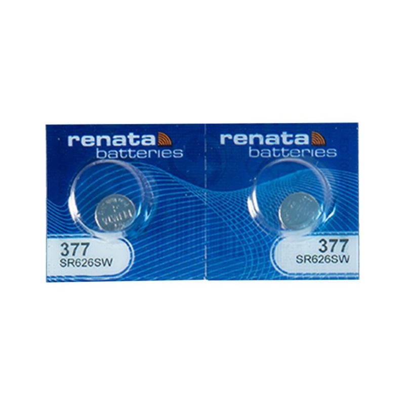 Batería Renata 377 SR626SW 155 V Óxido de Plata (2 unidades)