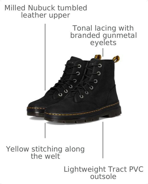 Botas Dr. Martens Charlee Chukka Negra Talla 5 (Mediana)