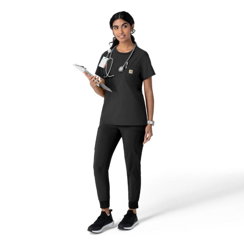 CAMISA Carhartt Mujer Cuello Redondo con 1 Bolsillo