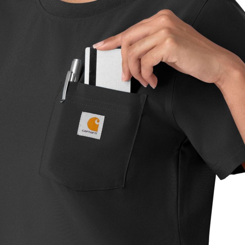 CAMISA Carhartt Mujer Cuello Redondo con 1 Bolsillo