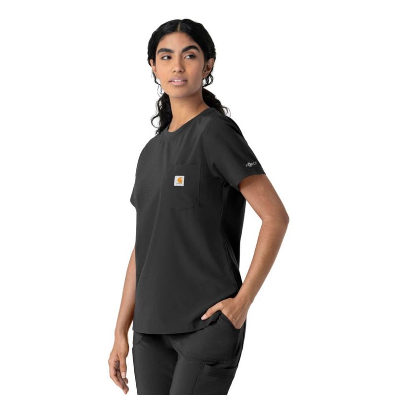CAMISA Carhartt Mujer Cuello Redondo con 1 Bolsillo