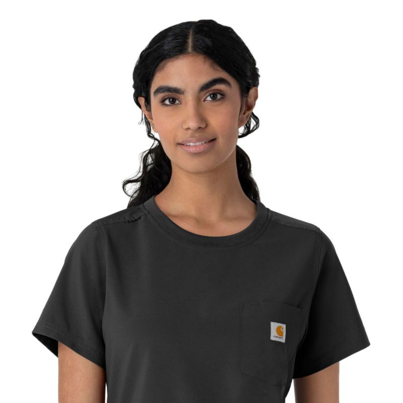 CAMISA Carhartt Mujer Cuello Redondo con 1 Bolsillo
