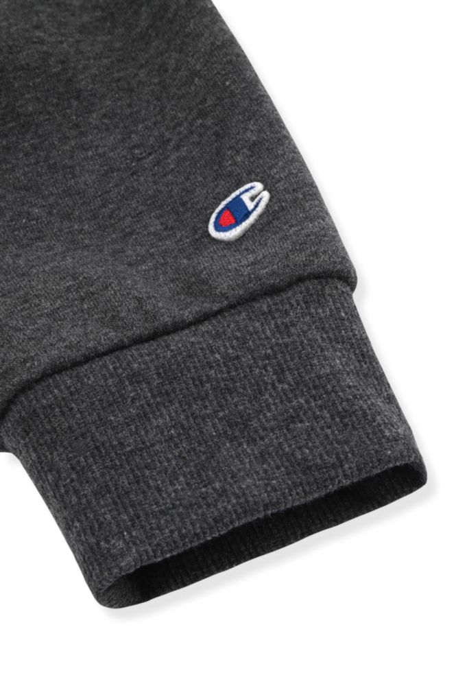 Sudadera Champion Small Charcoal Heather con cremallera