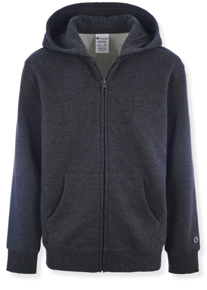 Sudadera Champion Small Charcoal Heather con cremallera
