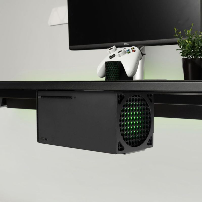 Soporte Glistco de Acero para Xbox Series X – Montaje bajo escritorio o pared
