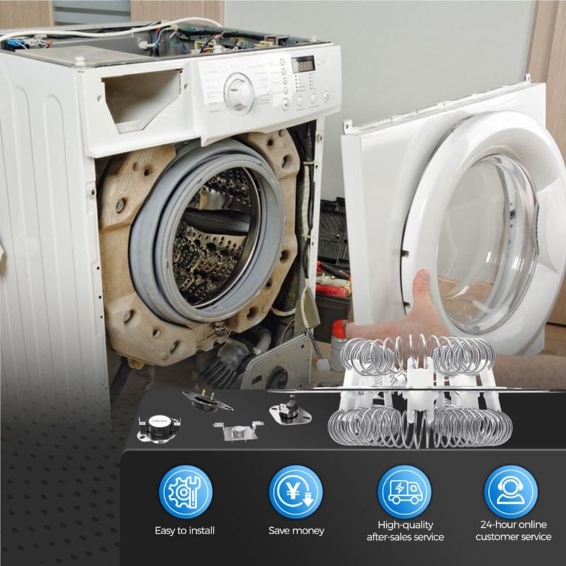 Kit de Elemento Calefactor Romalon DC47-00019A 240 V 5300 W para Secadora