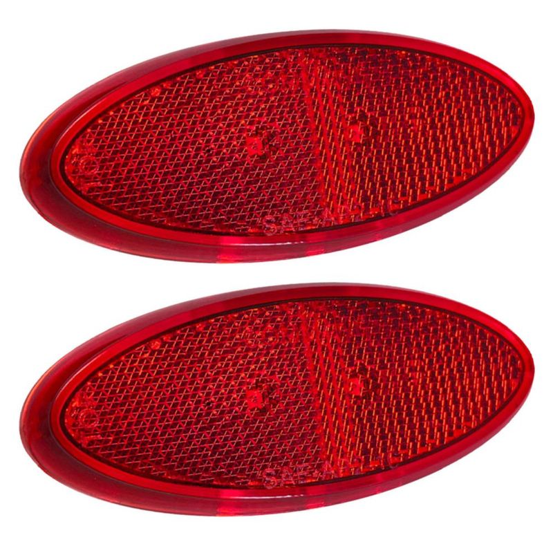 Luz de paso Command Electronics 10 cm roja paquete de 2