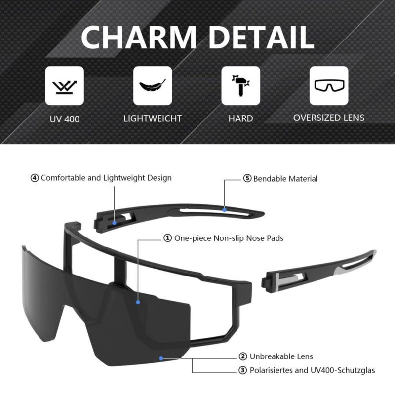 Gafas de sol IKTOD polarizadas - Pack de 3 con protección UV