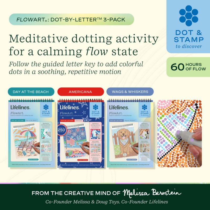 Bloc de Actividades Lifelines Pack de 3 – Puntos por Letra