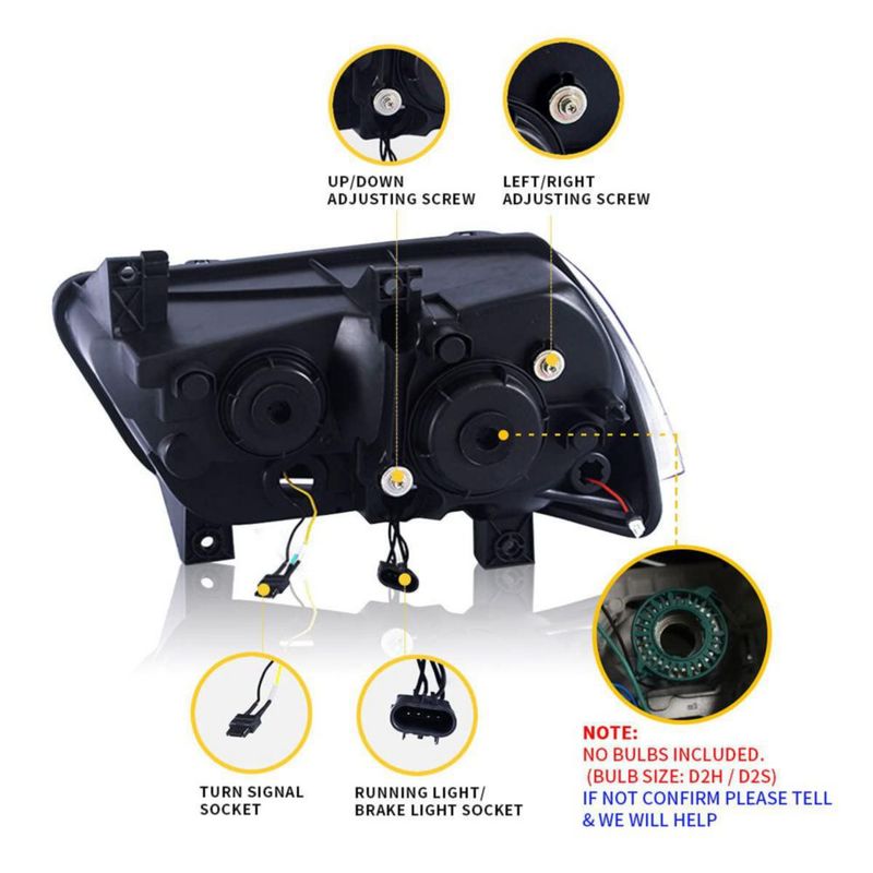 Faros delanteros LED secuenciales YUANZHENG para Dodge Charger 2011‑2014