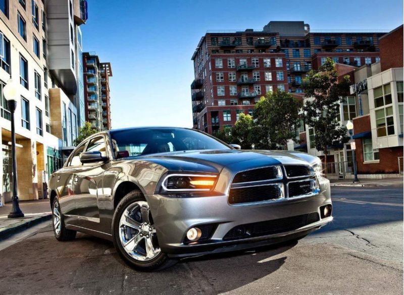 Faros delanteros LED secuenciales YUANZHENG para Dodge Charger 2011‑2014