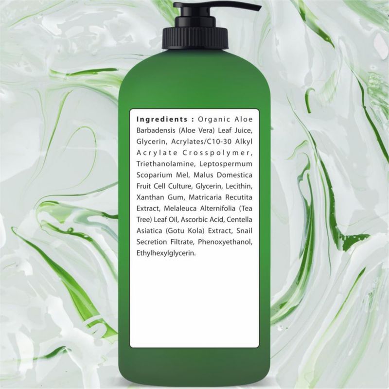 Gel de Aloe Vera Being Naturals 500 ml con Mucina de Caracol
