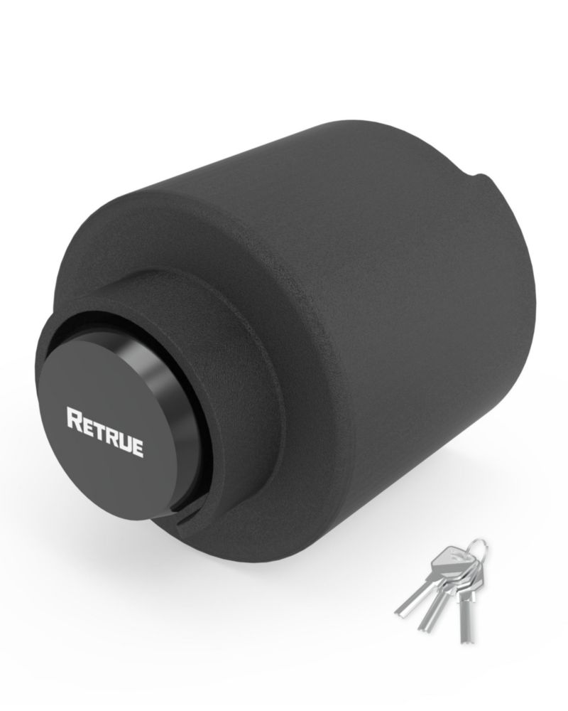 Candado de enganche RETRUE para acoplador de 2 5/16 pulgadas – Negro