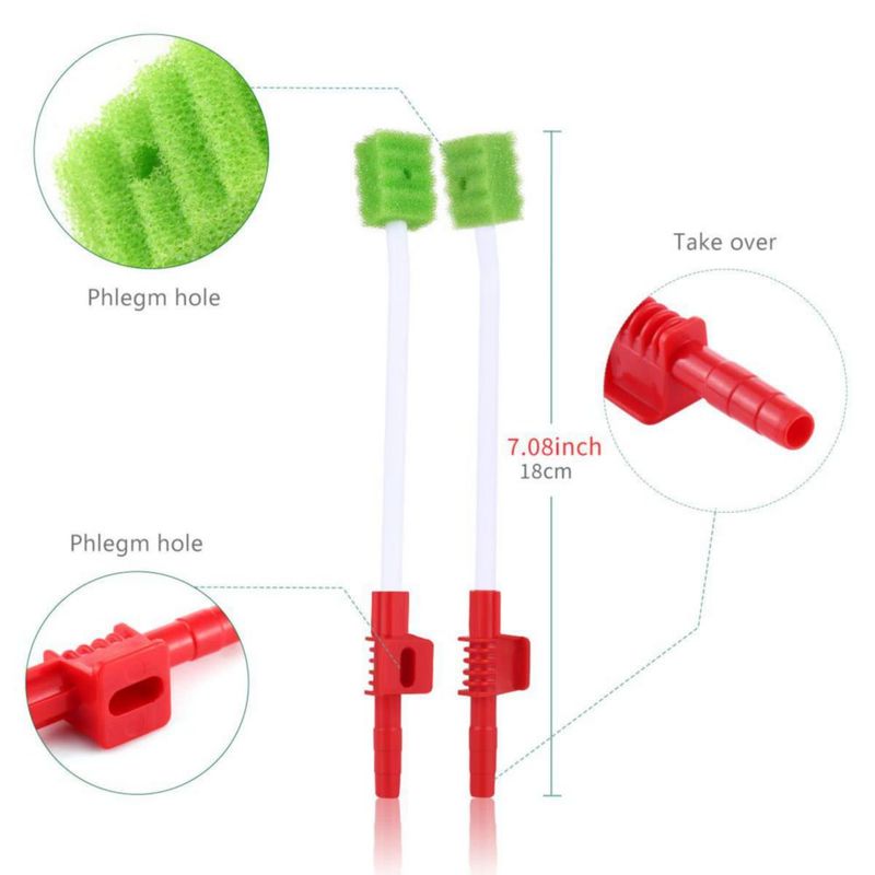 Hisopos orales desechables Wellgler 20 unidades 18 cm