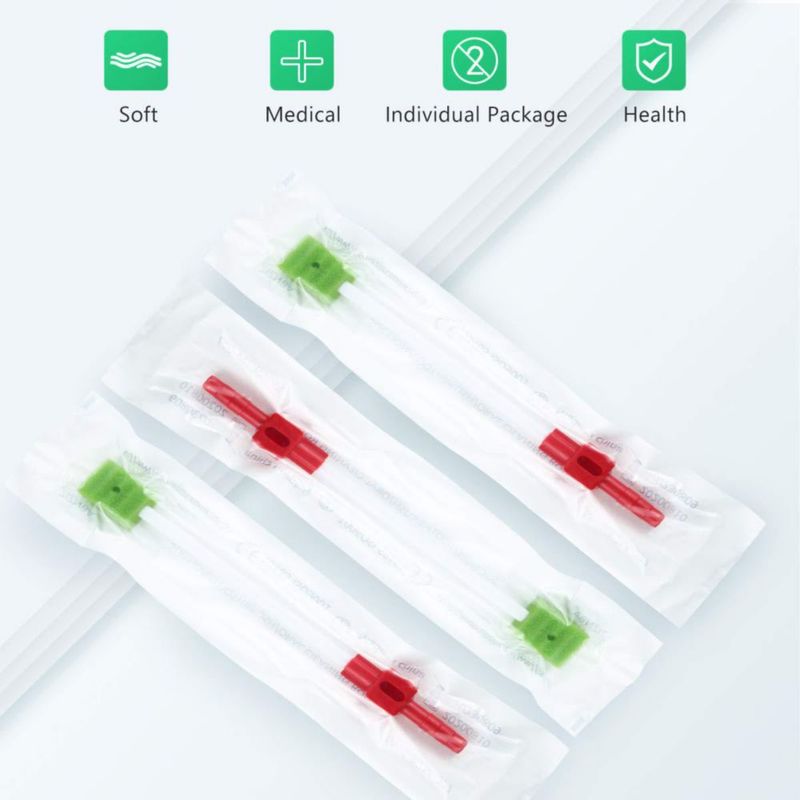 Hisopos orales desechables Wellgler 20 unidades 18 cm