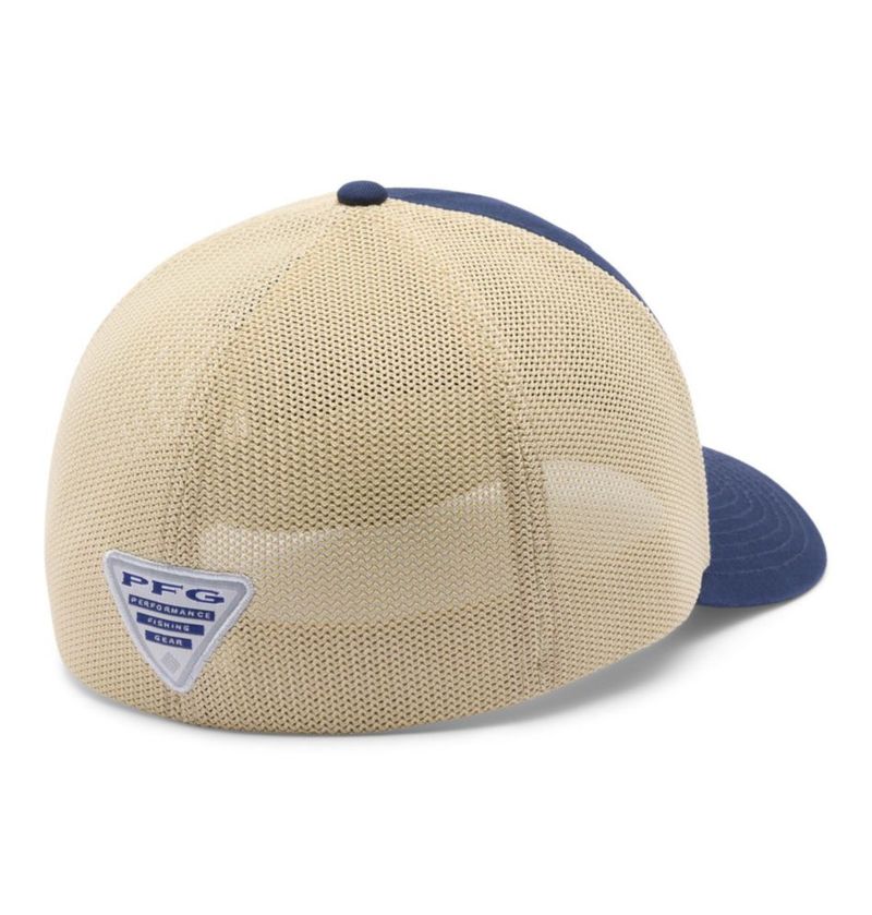 Gorra Columbia PFG con bandera de pez y malla