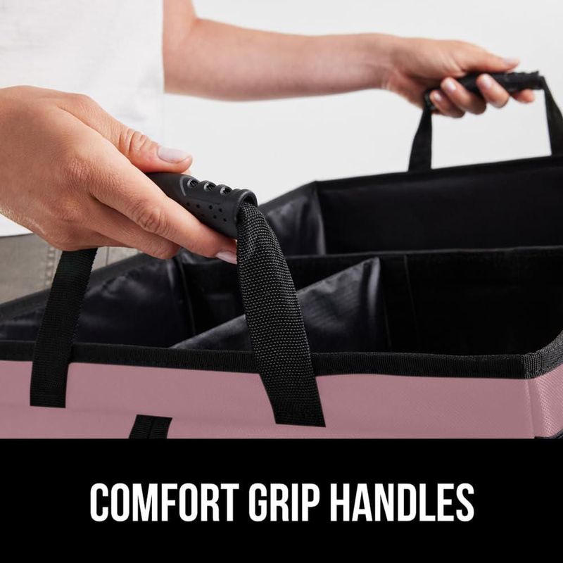 Organizador de Maletero GORILLA GRIP Grande Rosa Plegable