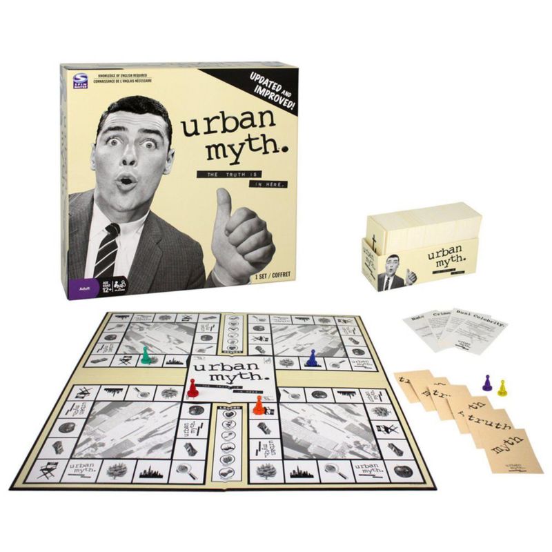 Juego de mesa Urban Myth Trivia de Spin Master para 2 o más jugadores