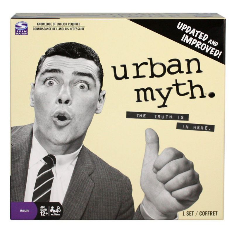 Juego de mesa Urban Myth Trivia de Spin Master para 2 o más jugadores