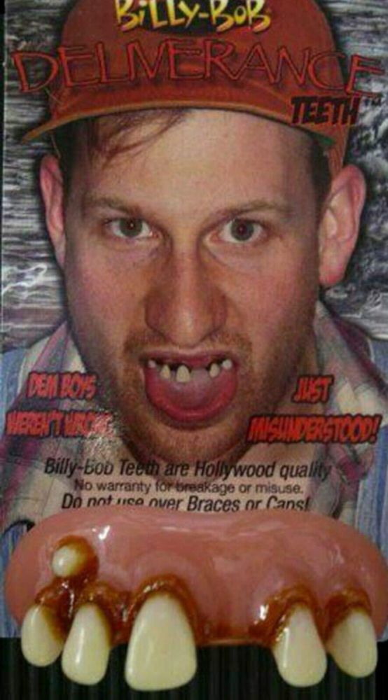 Dientes Falsos Billy-Bob 10031 de Broma 60‑180 Meses