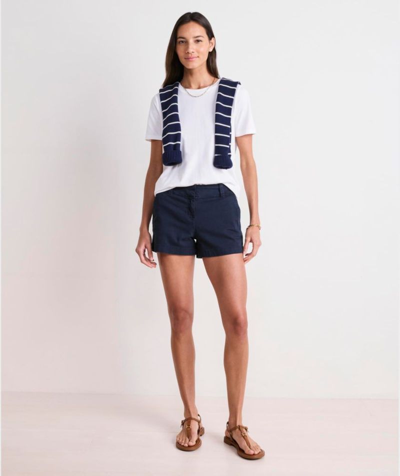 Shorts Vineyard Vines de 9 cm patrón espigado color azul marino talla 2