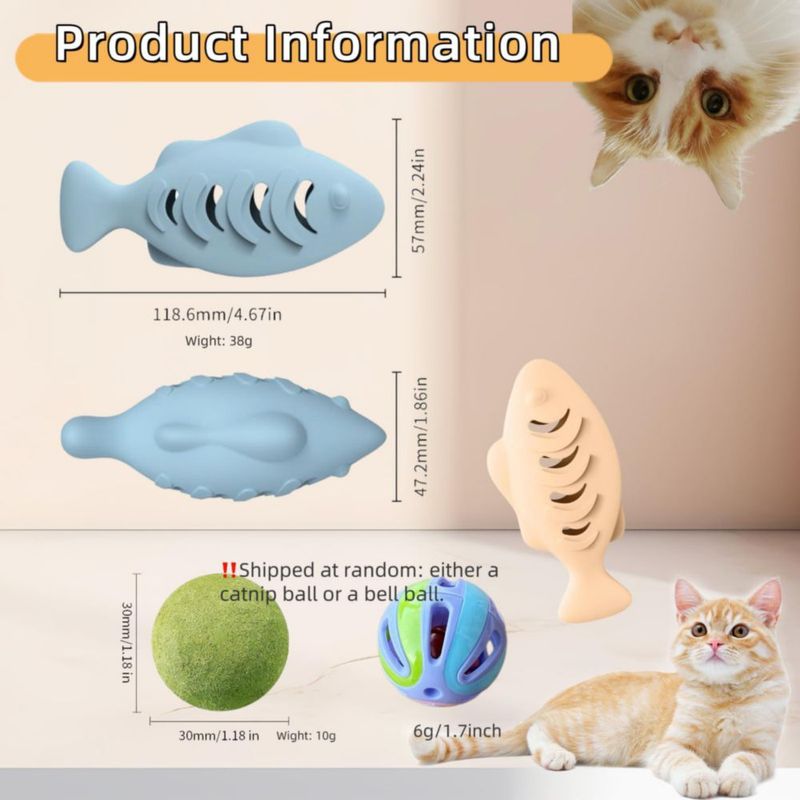 Juguete para gato Hey Jumi 2 piezas dispensador de golosinas de silicona