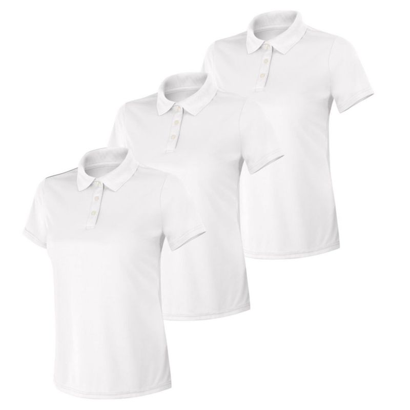 CAMISA POLO DE DEPORTE PARA MUJER HANES - JUEGO DE 3