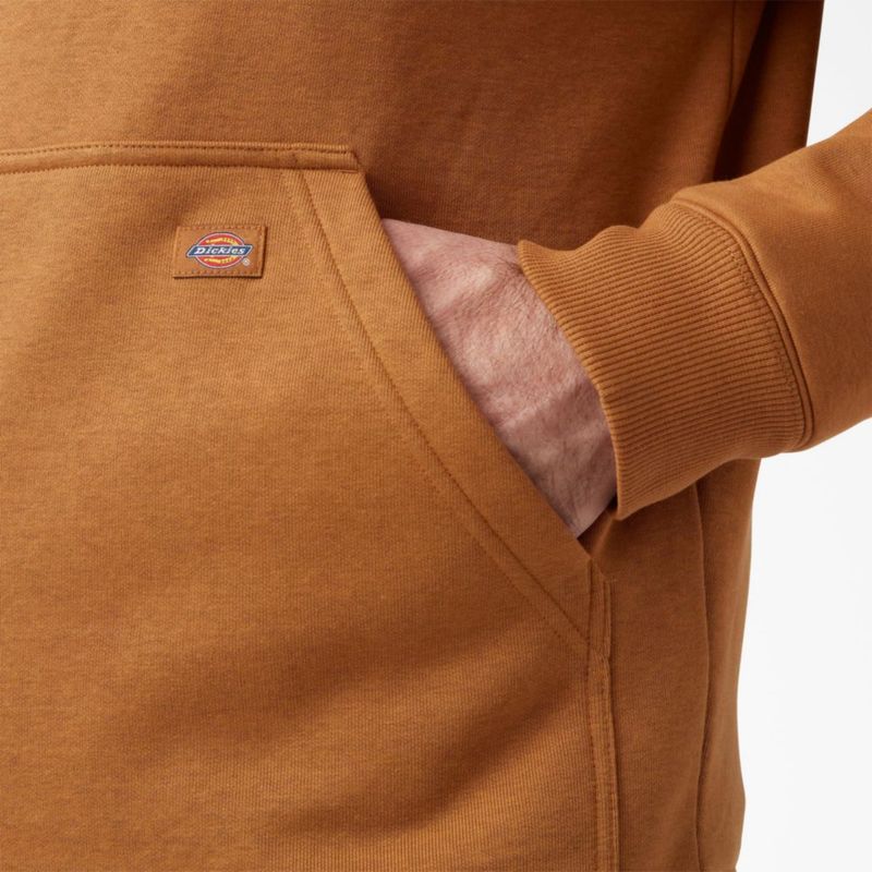 Sudadera con capucha Dickies Small Brown Duck DWR de forro polar